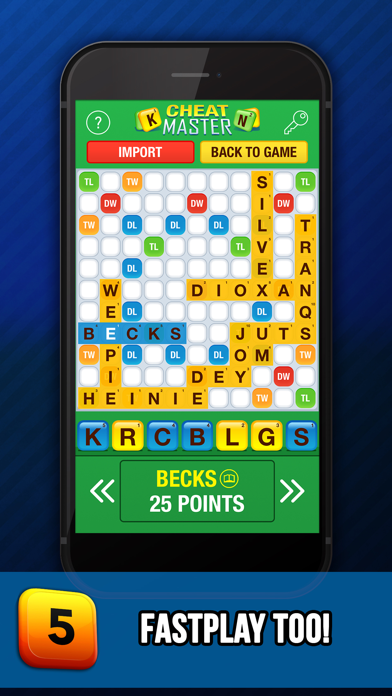 Cheat Master for Words Friends screenshot 1