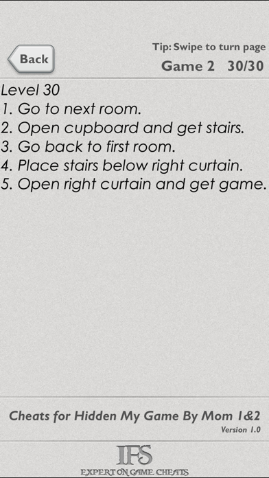 Cheats for Hidden My Game By Mom 1&2 screenshot 1