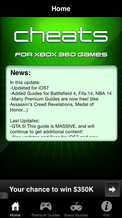 Cheats for XBox 360 Games - Including Complete Walkthroughs screenshot 5