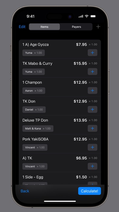 Check Splitter - Divide! screenshot 3