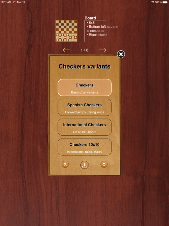 Checkers game screenshot 8