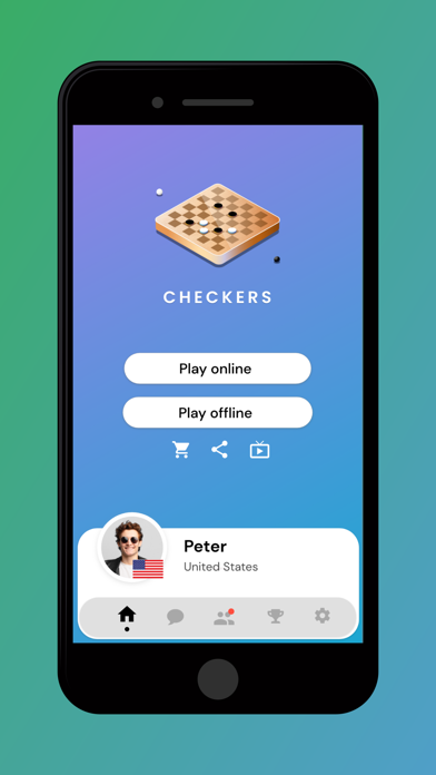 Checkers Online - Dama Game screenshot 2