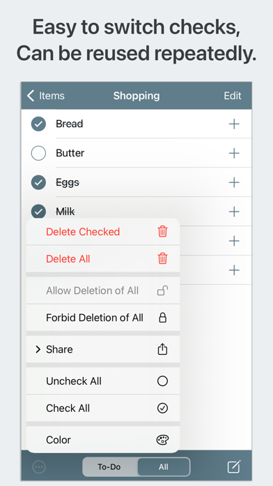 Checklist – Simple Task Lists screenshot 1
