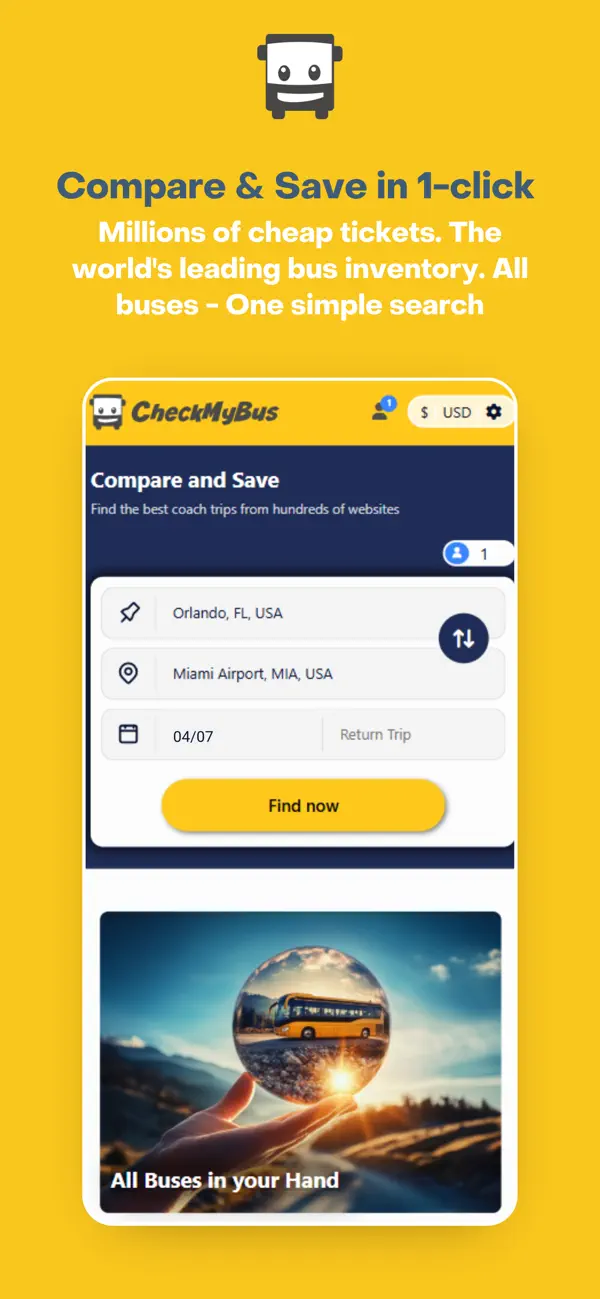 CheckMyBus: Find bus tickets! screenshot 5