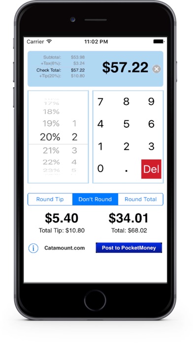 CheckPlease Lite - Tip Calculator screenshot 2