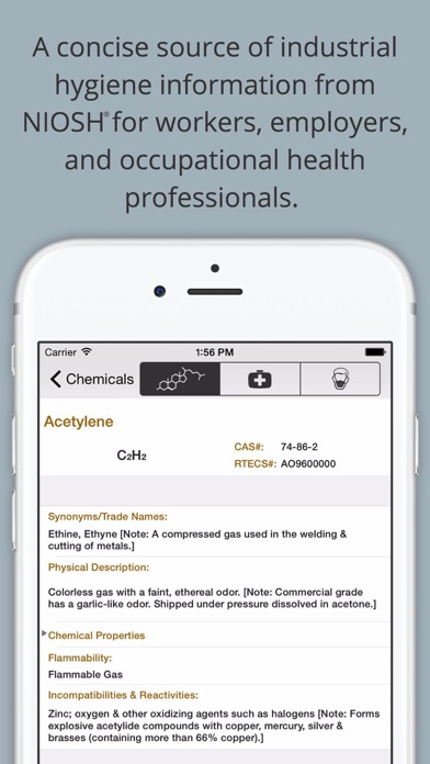 Chemical Hazards Pocket Guide screenshot 5