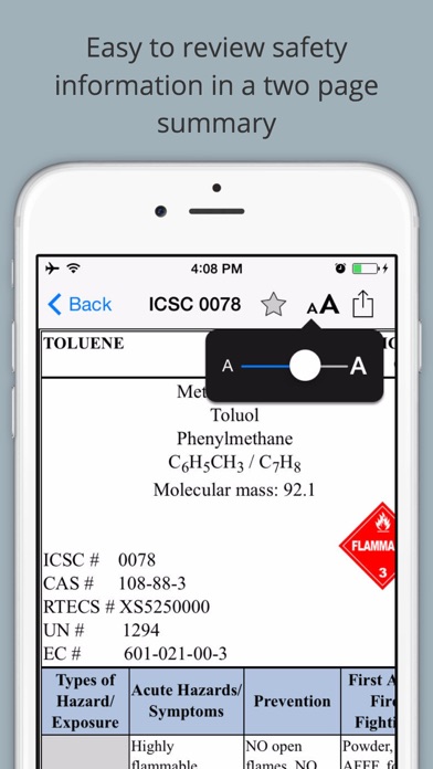 Chemical Safety Data Sheets - ICSC screenshot 5