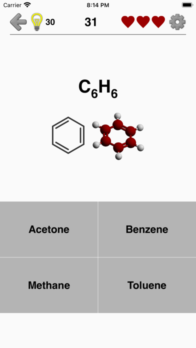 Chemical Substances: Chem-Quiz screenshot 4