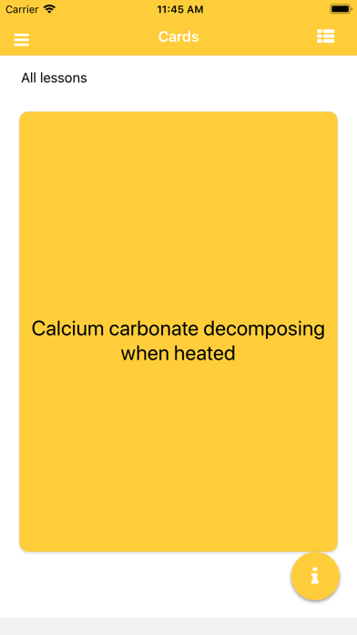 Chemistry Flashcards screenshot 2
