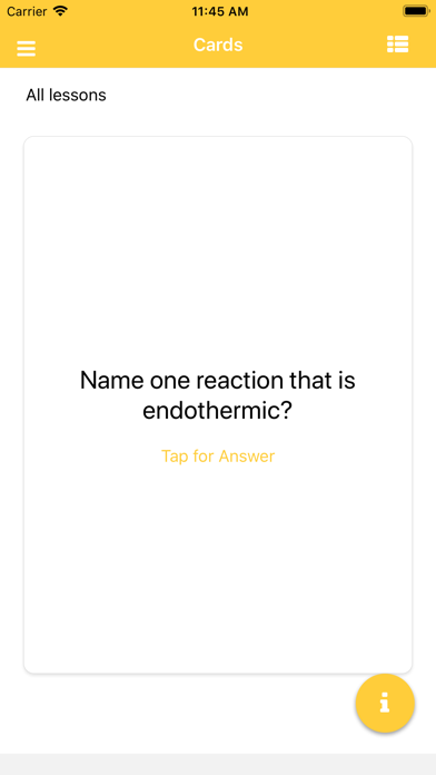 Chemistry Flashcards screenshot 3