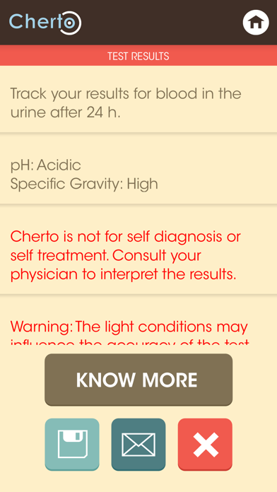 Cherto Urine Test screenshot 2