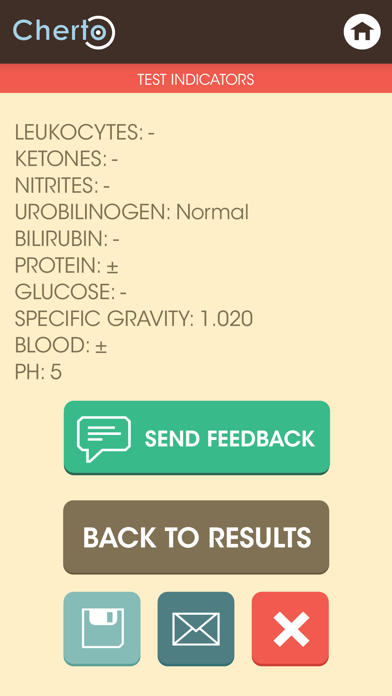Cherto Urine Test screenshot 1
