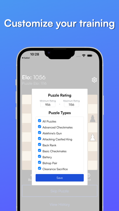 Chess Puzzles Tactics Training screenshot 1