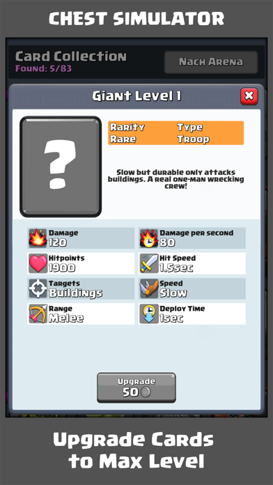 Chest Simu for Clash Royale screenshot 1