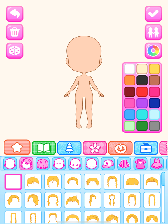 Chibi Dolls - Games for Girls screenshot 2
