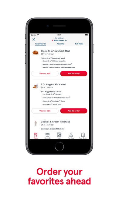 Chick-fil-A screenshot 2