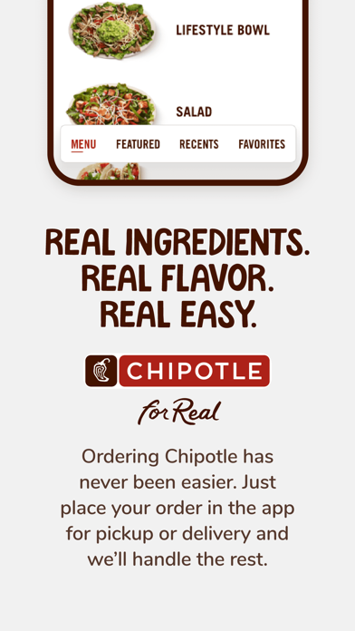 Chipotle screenshot 1