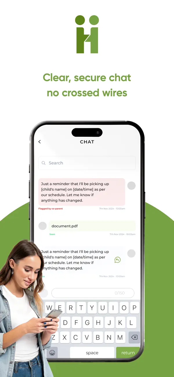 Chlikk Co-Parenting screenshot 1
