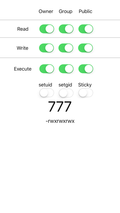 Chmod Calculator screenshot 4