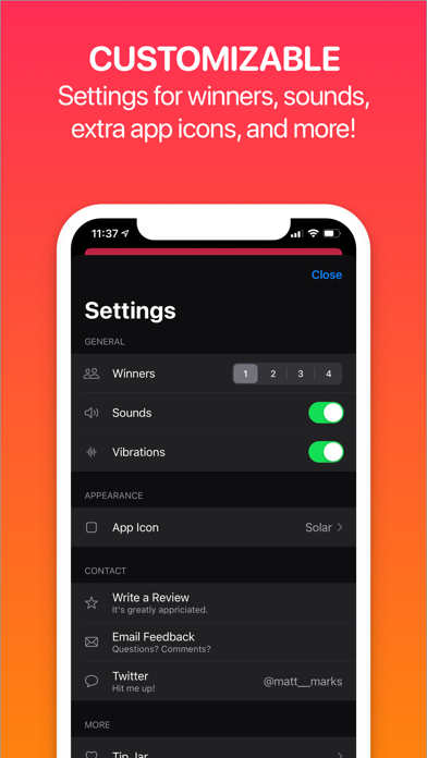 Chooser! screenshot 1