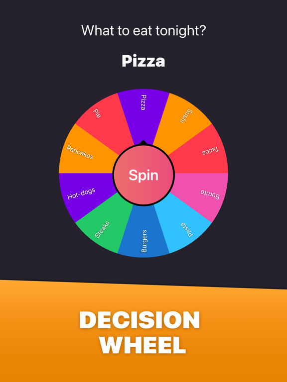 Choosify - spin decision wheel screenshot 7