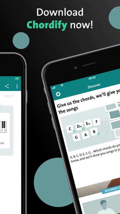 Chordify: Songs, Chords, Tuner screenshot 1