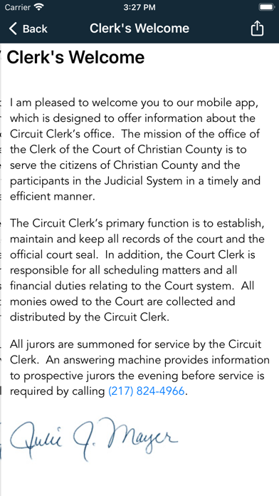Christian County Circuit Clerk screenshot 2