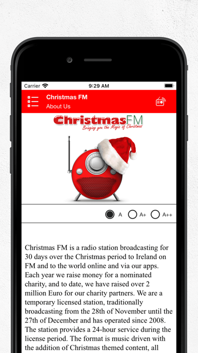 Christmas FM screenshot 1