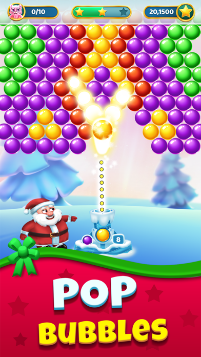 Christmas Games - Bubble Pop screenshot 5