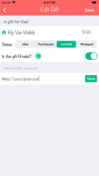 Christmas Gift List Tracker screenshot 5