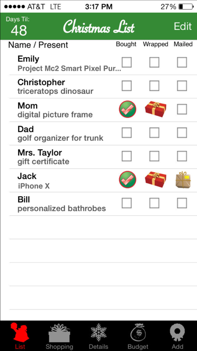 Christmas List screenshot 5