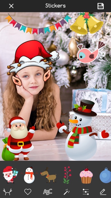 Christmas Photo Editor Sticker screenshot 1