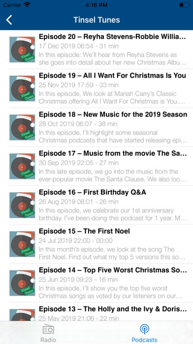Christmas RADIO screenshot 1