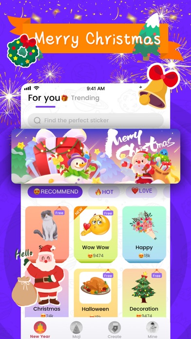 Christmas WhatStickers* screenshot 10