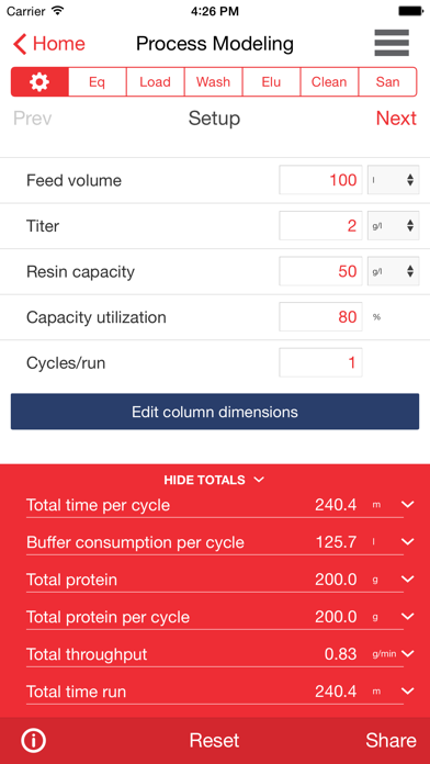 ChromaPro — Your multi-use tool for process related chromatography calculations screenshot 4