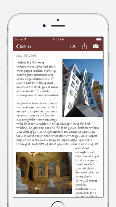 Chronicle - A Personal Journal / Writing Diary screenshot 2