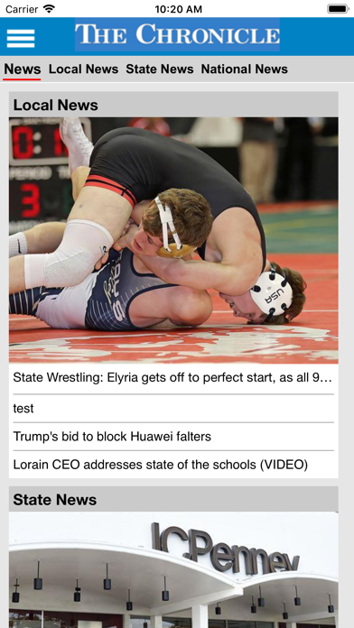 Chronicle Telegram Eedition screenshot 2