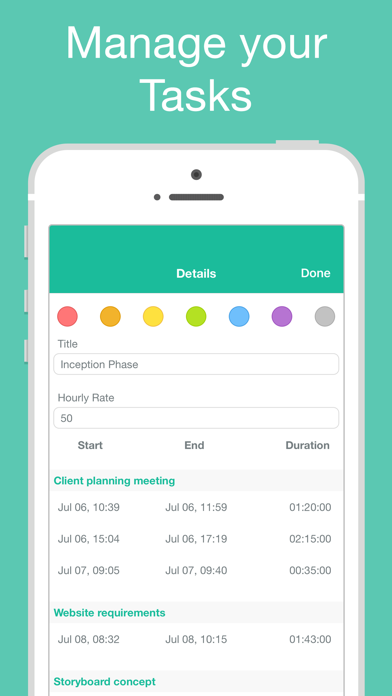 Chrono Plus – Time Tracker screenshot 4
