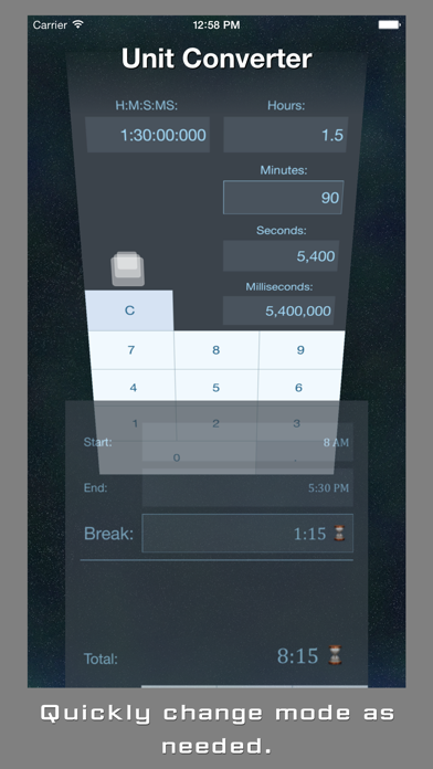 ChronoCalc screenshot 3