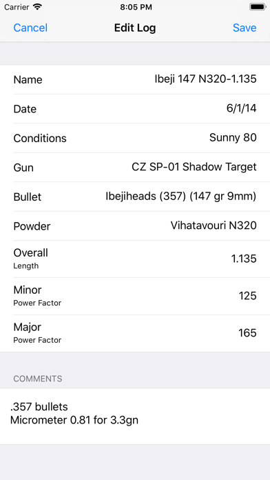 Chronograph Log screenshot 1