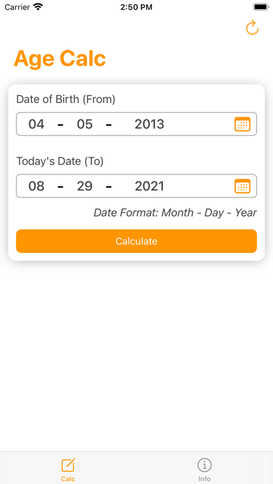 Chronological Age Calculator + screenshot 3