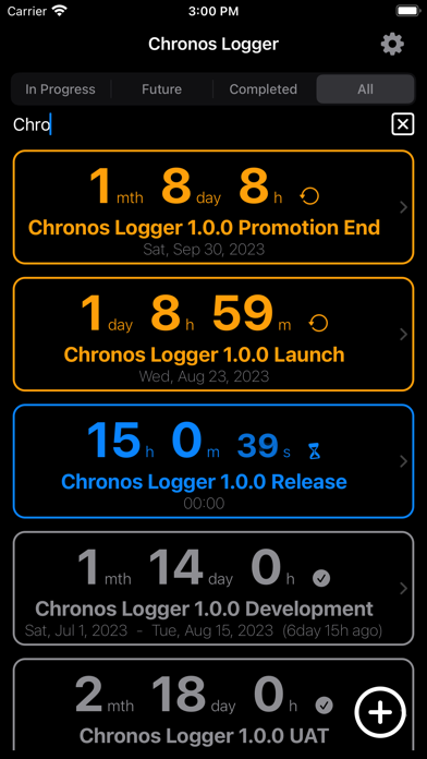 Chronos Logger screenshot 2