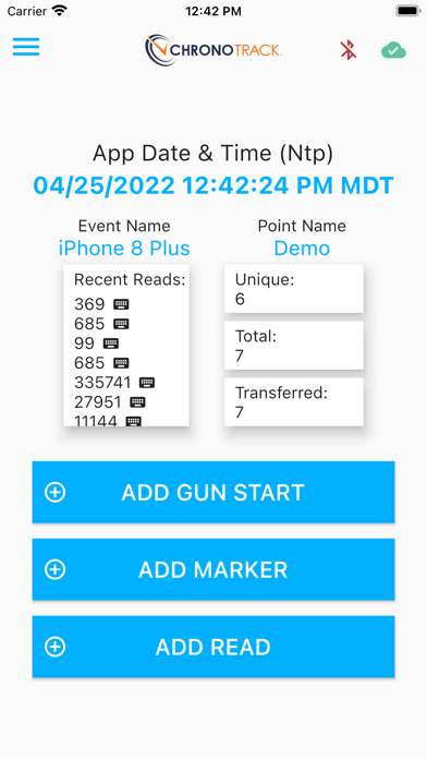 ChronoTrack MobileTrack screenshot 4