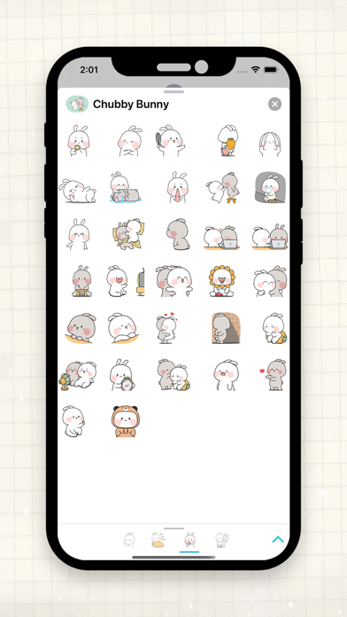 Chubby Bunny Animated screenshot 3