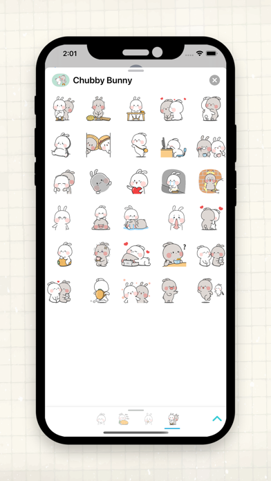 Chubby Bunny Animated screenshot 2