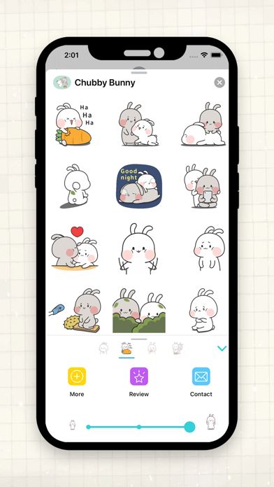 Chubby Bunny Animated screenshot 1
