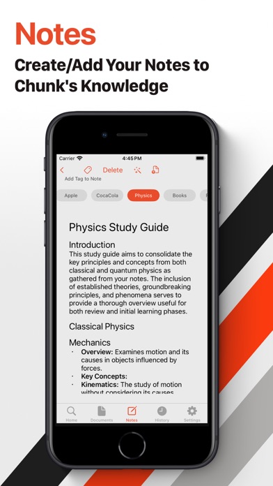 Chunk: AI Research Assistant screenshot 2