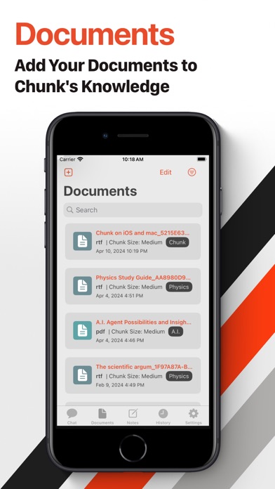 Chunk: AI Research Assistant screenshot 1