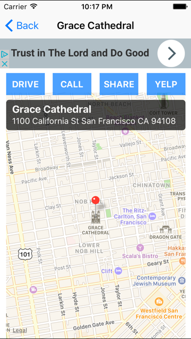 Church Finder: Find & Locate Nearby Churches screenshot 1