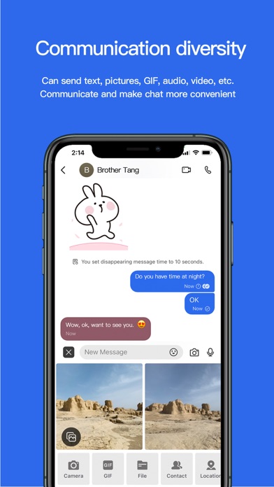 Cipchat - Encrypted Messenger screenshot 1
